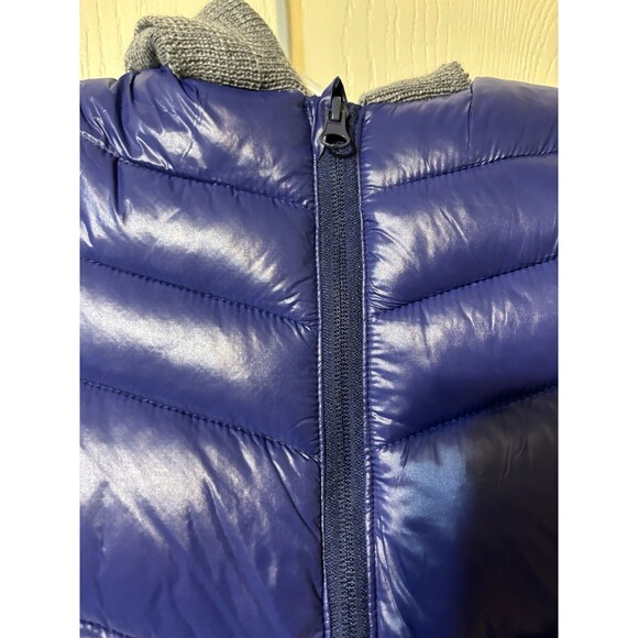 Ohrwurm Unisex Hooded Puffer Snowsuit 6-12 Months Blue Zip Up Snap Legs Warm - Picture 3 of 6